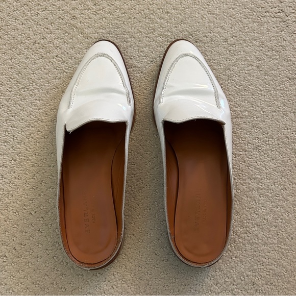 Everlane The Modern Loafer Mule Patent Leather White 8 - Picture 2 of 7